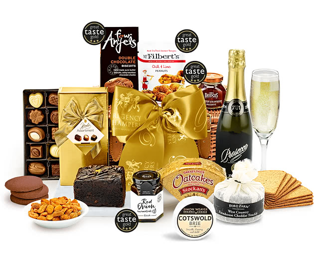 Thank You Wellington Hamper With Prosecco